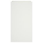 vidaXL Jardinière blanc 42x38x75 cm acier