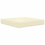 vidaXL Coussin de canapé d'extérieur 2 Pièces Crème Polyester