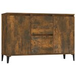 vidaXL Buffet Chêne fumé 104x35x70 cm Bois d'ingénierie