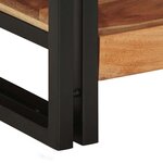 vidaXL Table basse 90x50x38 cm bois massif acacia