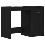 vidaXL Bureau Chêne noir 100 x 50 x 76 cm Bois d'ingénierie