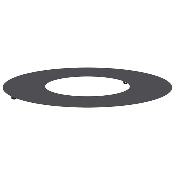 vidaXL Anneau de tige plat noir Ø30/60 cm en acier