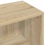 vidaXL Buffet Chêne Sonoma 73 5 x 22 5 x 53 5 cm