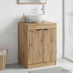 vidaXL Armoire de salle de bain Chêne artisanal 54 x 41 x 70 cm