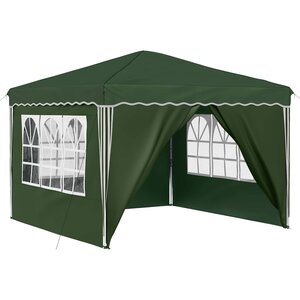 vidaXL Tente de fête pop-up 288 x 288 x 245 cm Vert Tissu Oxford