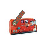 Djeco DJ07269 - Puzzle - Le camion de pompier  16 pièces