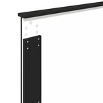 vidaXL Tête de lit avec tête de lit Chêne noir 80 cm Bois d'ingénierie