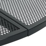 vidaXL Ensemble de chaises de jardin empilables 5 Pièces anthracite