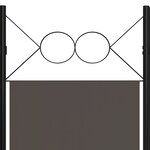 vidaXL Cloison de séparation 4 panneaux Anthracite 160 x 180 cm