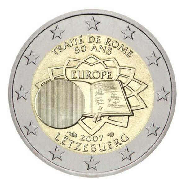 2 euros commémorative Luxembourg 2007 - Traité de Rome.