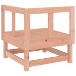 vidaXL Canapés d'angle de jardin 2 Pièces bois massif douglas