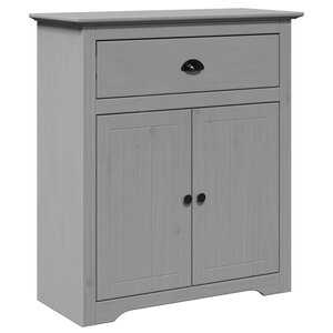 vidaXL Armoire de couloir BODO gris 80x35x90 cm