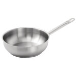 Sauteuse inox induction vogue 24 cm -  - acier inoxydable3 05oui x75mm