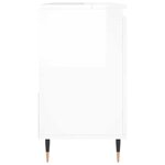 vidaXL Armoire de salle de bain blanc brillant 65x33x60 cm