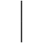 vidaXL Tête de lit métal noir 80 cm