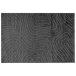 vidaXL Tapis de surface HUARTE Anthracite 200 x 140 cm Polyester