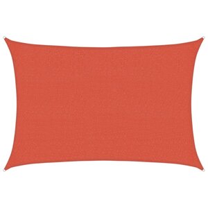 vidaXL Voile d'ombrage 160 g/m² Terre cuite 2 5x4 m PEHD