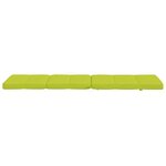 vidaXL Coussins de chaise longue lot de 2 vert vif tissu oxford