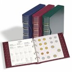 Classeur numismatique leuchtturm numis bleu pour pièces de monnaie (317360)