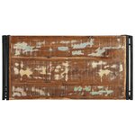 vidaXL Table basse multicolore 100x50x35cm bois de récupération massif