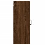 vidaXL Armoire murale chêne marron 34 5x34x90 cm