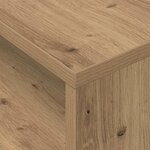 vidaXL Table d'appoint 2 Pièces Chêne artisanal 40 5 x 40 x 45 cm