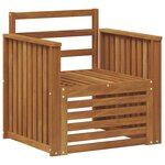 vidaXL Canapé d’extérieur Bois d'Acacia Massif Naturel
