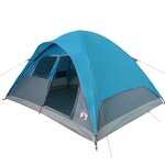vidaXL Tente familiale à dôme 6 personnes bleu imperméable