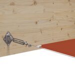 vidaXL Auvent vertical Terre cuite 100x1000 cm Tissu oxford