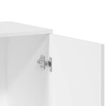 vidaXL Buffet blanc 79x38x80 cm bois d’ingénierie