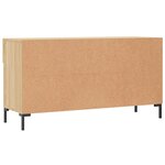 vidaXL Banc à chaussures chêne sonoma 102x35x55 cm bois d'ingénierie