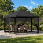 vidaXL Abri de jardin avec parois 3 x 3 m Anthracite