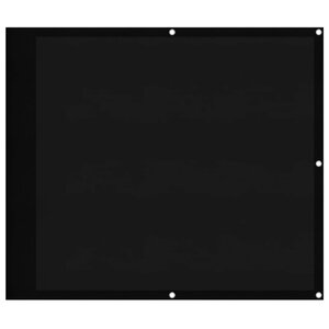 vidaXL Écran de balcon noir 90x1000 cm 100  polyester oxford