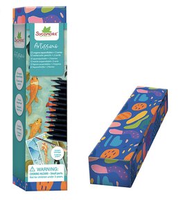 Artissimo - 12 crayons aquarellables et 2 cartes