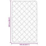 vidaXL Duvet d'hiver Taupe 135 x 220 cm Microfibre et polaire Teddy