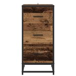 vidaXL Buffet Bois ancien 35.5 x 35 x 76 cm Bois d'ingénierie