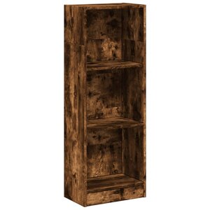 vidaXL Bibliothèque chêne fumé 40x24x109 cm bois d'ingénierie