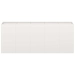 vidaXL Jardinière 200x40x80 cm acier inoxydable