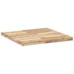 vidaXL Dessus de table carré 70x70x4 cm bois massif d'acacia