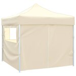 vidaXL Tente de fête 291 x 291 x 315 cm Crème Tissu Oxford