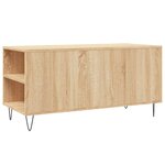 vidaXL Table basse chêne sonoma 102x44 5x50 cm bois d'ingénierie
