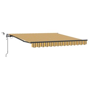 vidaXL Auvent rétractable Multicolore 300 x 250 cm Polyester