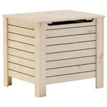 vidaXL Boîte de rangement avec couvercle RANA bois massif de pin