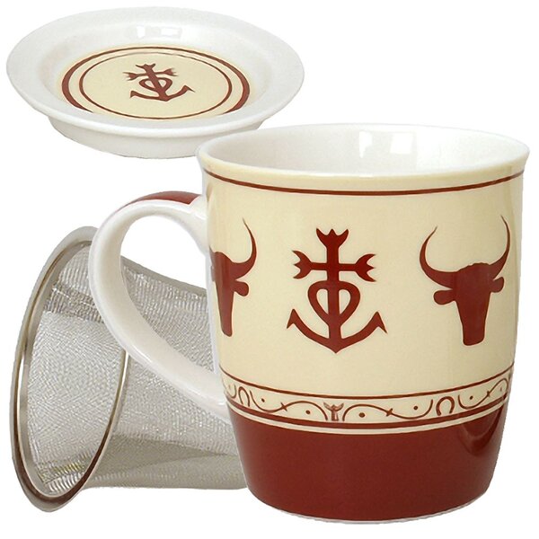 Mug camargue avec infuseur pour le thé