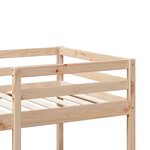 vidaXL Cadre de lit superposé sans matelas 80x200cm bois massif de pin