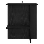 vidaXL Table basse 2 Pièces Chêne noir 40 x 30 x 49 cm Bois d'ingénierie