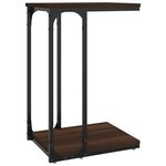 vidaXL Table d'appoint Chêne marron 40x30x60 cm Bois d'ingénierie