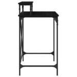 vidaXL Bureau Chêne noir 80 x 50 x 90 cm Bois d'ingénierie