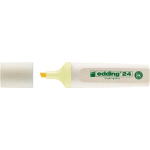 Surligneur 24 Ecoline Jaune pastel 2-5 mm x 10 EDDING