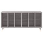 vidaXL Armoire à disques sonoma gris 100x38x48 cm bois d'ingénierie